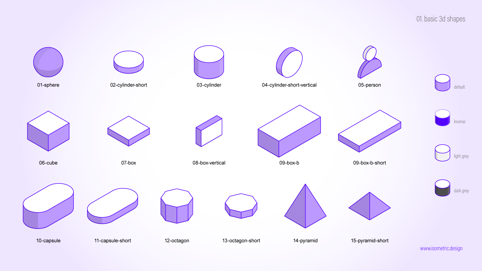 Basic 3D shapes